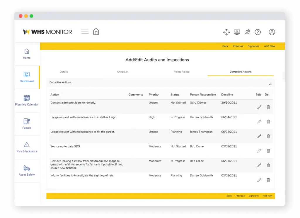 Audits corrective actions image